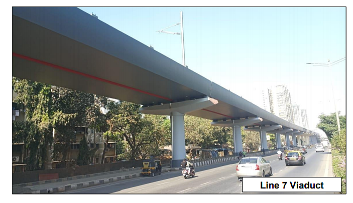 Status Of Mumbai’s Infrastructure Projects Amid Covid-19 Second Wave 9 Line 7 Viaduct. (Image: MMRDA)
