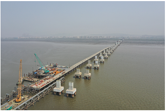 Status Of Mumbai’s Infrastructure Projects Amid Covid-19 Second Wave 5 Work going on at MTHL package 2 (Image: MMRDA)