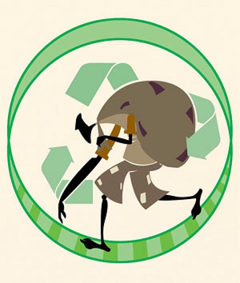 Garbage is about recycling