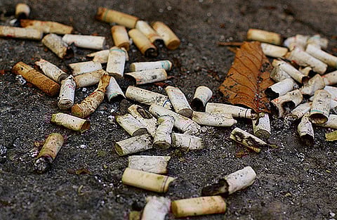 Cigarette filters are made of cellulose acetate that aids the transfer of metals in marine environment (Credit: waferboard/Flickr)