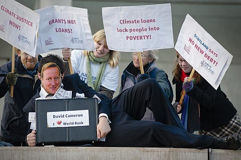 David Cameron’s Tory government didn’t quite keep the promise of ‘greenest government ever’  Credit: Global Justice Now/ Flicker