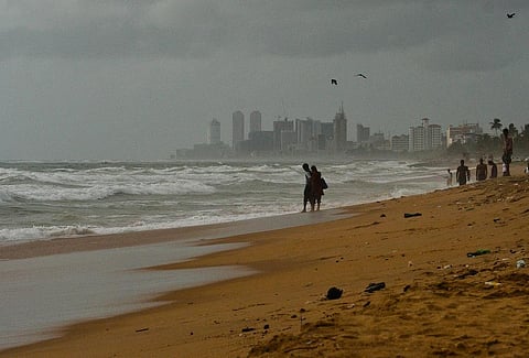 The beaches are often littered with dead coral, beach debris and floating plastic waste. Credit: Walter Saporiti/Flicker