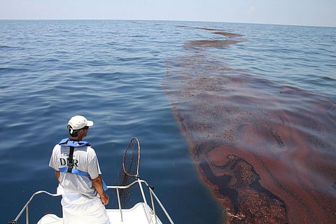 Ecuadorean have been battling for over two decades to hold Chevron responsible for oil pollution Credit: NOAA/ Flicker
