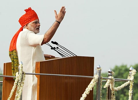 The PM apprised the nation about the work done by his government the past one year
