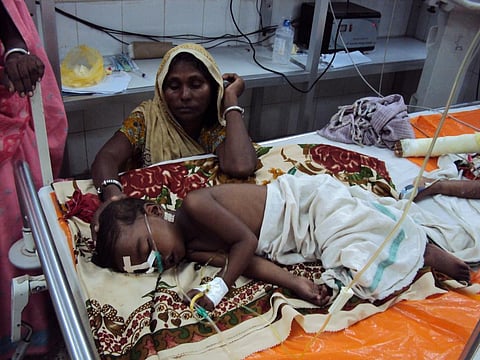 Nine children at Gorakhpur's BRD Medical College died over two days in the third week of September. Credit: Sonal Matharu / CSE