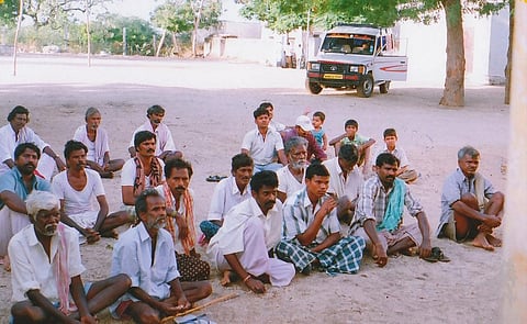 The farmers were protesting against land acquisition by the NTPC for a coal mining project in Brakagaon. Credit: H Cowper/ Flicker