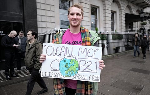 The Paris Agreement shall enter into force on the 30th day after the date on which at least 55 Parties to the Convention, accounting in total for at least an estimated 55 per cent of the total global greenhouse gas emissions, ratify it
Credit: Alisdare Hickson/Flickr