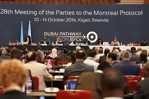 The agreement is expected to reduce HFC use by 85 per cent by 2045 (Courtesy: IISD)