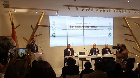 The India Pavilion was set up to stage events hosted by the Indian government and other Indian participants. Credit: Shreeshan Venkatesh/ DTE