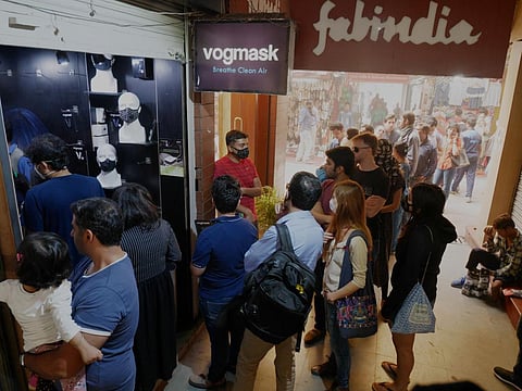 A variety of masks with different specifications have been doing the rounds in the market (Credit: Arnab Pratim Dutta/CSE)