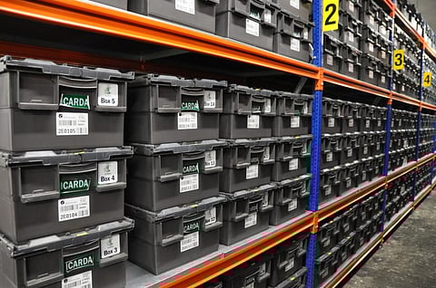 Inside the frozen Svalbard Global Seed Vault (via Creative Commons)