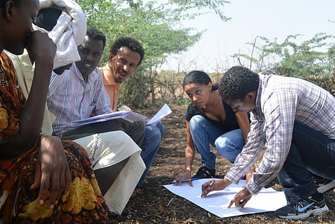 Coping with climate change impacts or facilitating social development calls for making existing resources more productive. Credit: CDC Global / Flicker