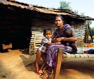 Sita, a resident of Parapur village
in Dantewada district, says that
the village has not received any
developmental benefits despite
being just a few kilometres from a
mining township (Photo: Srestha Banerjee)