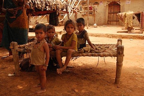 Tribal children are highly vulnerable to stunting and malnutrition, yet healthcare services are lacking (Credit: Kumar Sambhav Shrivastava/CSE)