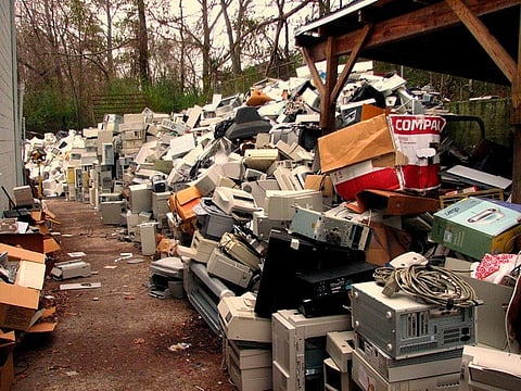 Recovery of e-waste is abysmally low and we need to encourage recycling of e-waste on a very large scale so that problem disposal is tackled
Credit: Curtis Palmer/Flickr