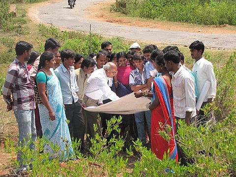 Yale, with the help of his team, had laid out a comprehensive plan to revive the Kumudavathi River. Credit: Art of Living Foundation