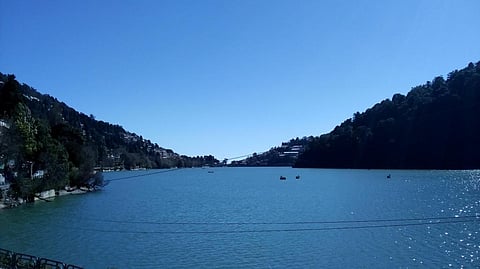 Issue of receding water in the lake has been unaddressed by successive governments and residents. Credit: Subhojit / DTE