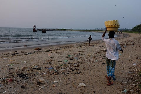 Between five and 13 million tonnes of plastic debris entered the marine environment in 2010. Credit: Indi Samarajiva / Flicker