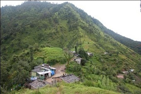 A community in Khar, a hamlet in Darchula district in far-western Nepal, produces fabrics from Himalayan nettle
Credit: Jitendra Bajracharya/ICIMOD