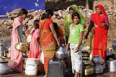 In Khadero ki Dhani, women make numerous trips for water. But a refreshing sense of humour and calm make it bearable
Credit: Department of Foreign Affairs and Trade/Flickr