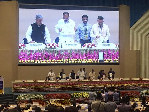 Union Minister M Venkaiah Naidu said the Smart Cities Mission is an echo of urban revival. Credit: Swati Singh Sambyal / CSE