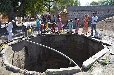 India has only about 4 per cent of the world’s renewable water resources but is home to nearly 18 per cent of the world’s population (Credit: Akshay Deshmane/CSE)