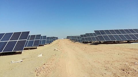 Two of the four developers who won the bids to set up solar plants in the
III and IV phases of Rajasthan's Bhadla solar park are foreign players (Photo: Rajan kalsotra)