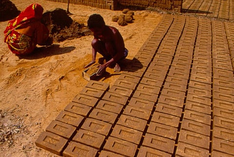 Brick kilns have been identified as a major source of air pollution (Credit: Amit Shankar/CSE)
