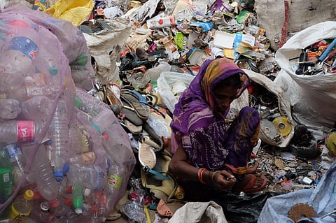 A segregation site in Seemapuri (Credit: Kim Edou/CSE)