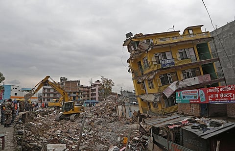 A large number of old and dilapidated buildings will be a particular risk in Nepal when future earthquakes strike. Credit: Wikimedia Commons