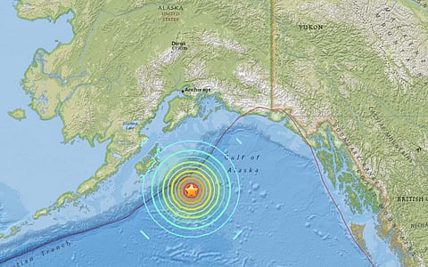 The tremors were reportedly felt as far as Vancouver in Canada. Credit: USGS