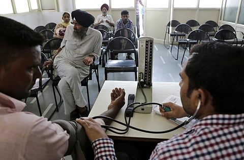 Researchers reported a considerably higher prevalence of hypertension among young adults, as high as 12.1 per cent among those aged 18-25 years than the WHO had estimated for India and, in fact, any other region in the world. Credit:Vikas Choudhary/CSE