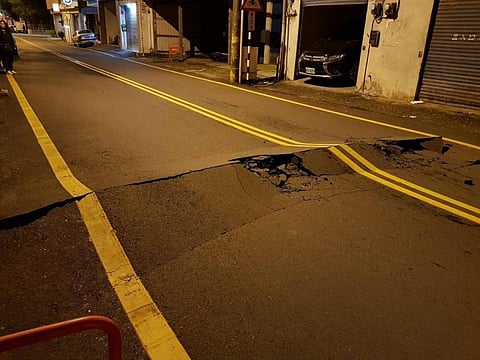 The government says that aftershocks with a magnitude of at least 5 could hit the island in the next two weeks. Credit:Abhishek Saxena/Twitter