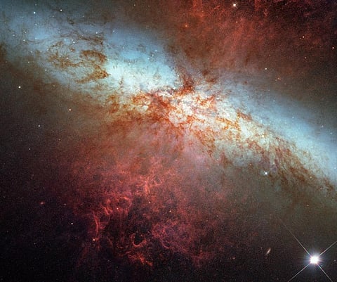 The new 70 cm telescope is much smaller than the 2 meter Himalayan Chandra Telescope at Hanle. credit:NASA, ESA, A. Goobar (Stockholm University), and the Hubble Heritage Team (STScI/AURA)/Flickr