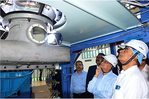 Union Minister of state for New and renewable energy (independent charge), R.K. Singh inaugurated a laboratory for testing hydraulic turbines at IIT-Roorkee. Credit: ISW