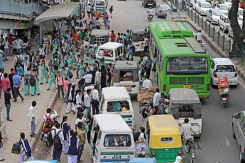 While we talk about installing CCTVs at home and in schools, we do not give much importance to ensuring safety en-route to school and home. Credit: Vikas Choudhary