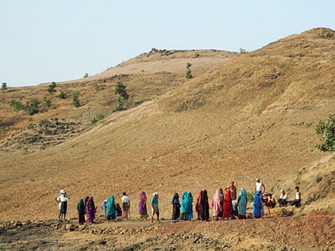 India loses 23 hectares of dryland to drought and desertification every minute. Credit: Moyna