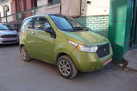 A Mahindra E20, an electric car Credit: Wikimedia Commons