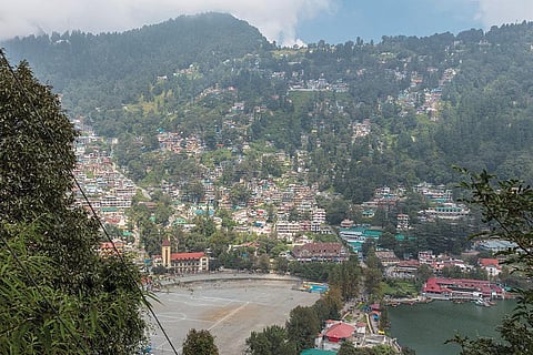 NAINITAL 2017  - Residential and tourist housing have mushroomed in the vulnerable hillside. It is now used as a cricket and sports pitch. It is also home to the town hall and a mosque. In case of a landslide, tens of thousands could die