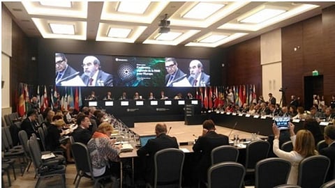 Graziano da Silva addressing FAO's Regional Conference for Europe.