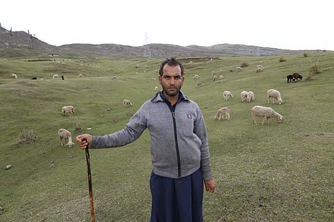 A Bakarwal man. The Bakarwals are a pastoral, semi-nomadic tribe from Jammu and Kashmir Credit: Ishani Kasera
