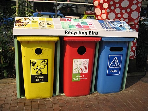 Waste management is only possible if waste is segregated at source. Credit: Wikimedia Commons