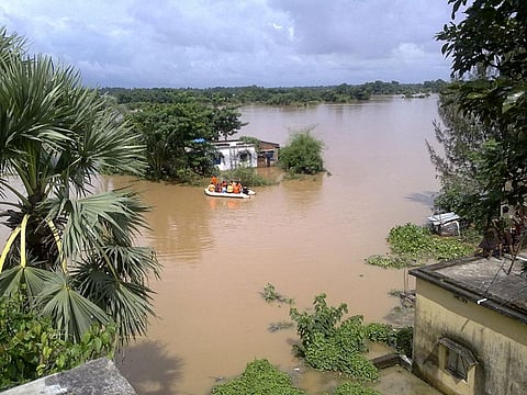 Imagine being a woman on her period in such floods. Credit: Wikimedia Commons