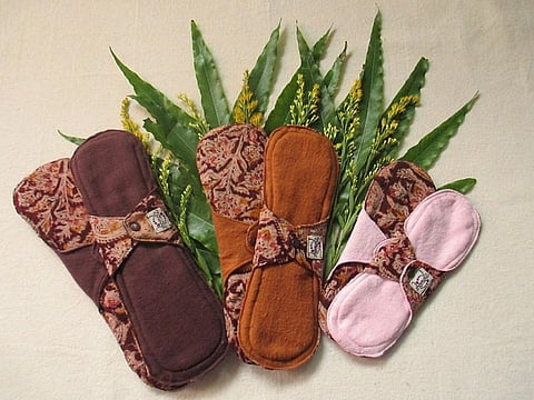 Cloth pads can be very eco-friendly and healthy if used the right way. Credit: Wikimedia Commons