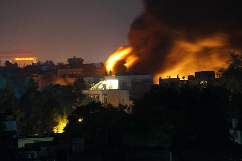 What does this incident mean for the residents in this part of the city, who are already bearing the brunt of poor air quality? Credit: Ashok Agarwal / Twitter