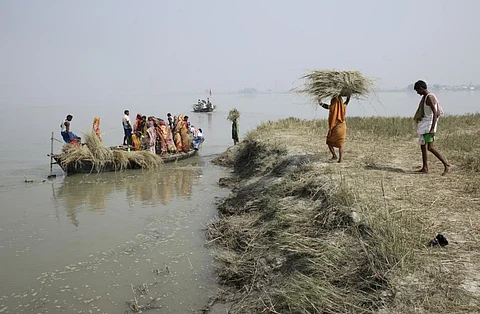 River Kosi has one of the highest annual sedimentation load in the world, making it highly prone to flooding. Credit: Bhaskar Goswami/CSE