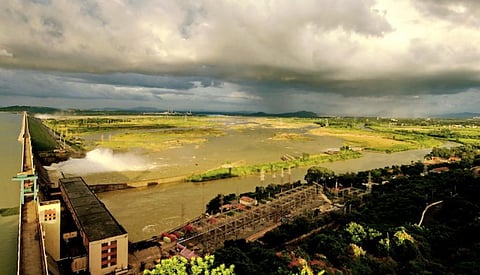The construction of the Hirakud dam in the 1950s started the decline of the Mahanadi River basin, experts say             Credit: Ranjan Panda