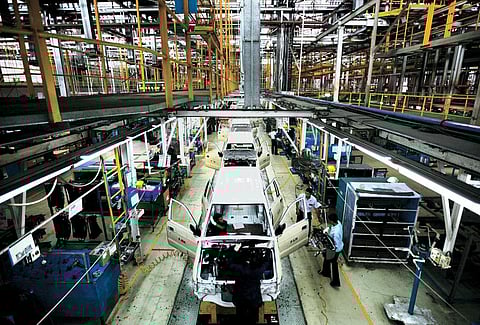 General Motors' Tavera-making factory in Ahmedabad. Image used for representational purposes only
