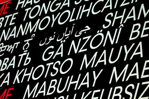 The word "Welcome" in some world languages Credit: Flickr