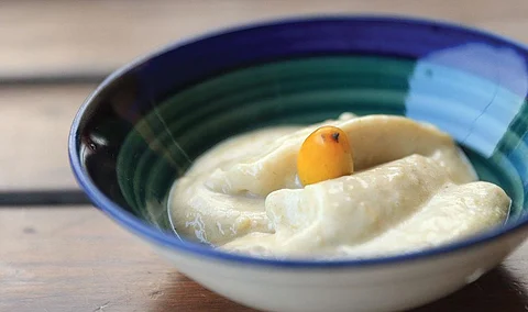 The fruit tastes
sweet and is ideal for making ice cream (Photo: Abhishek Vaishnav)